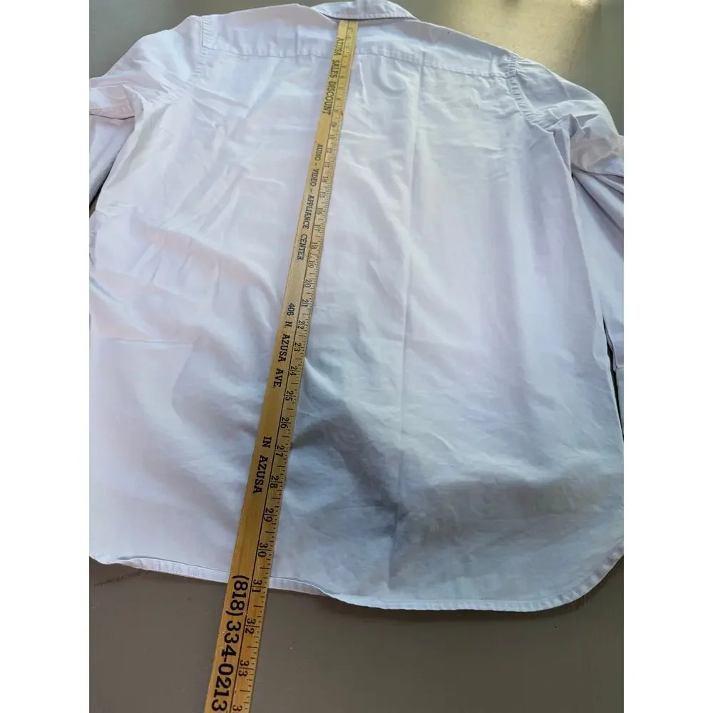 Banana Republic 100% Cotton M Button Down Office Shirt MEDIUM